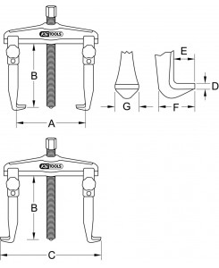 Extracteur hydraulique...