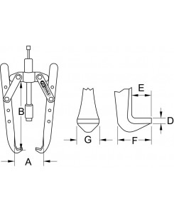 Extracteur hydraulique...