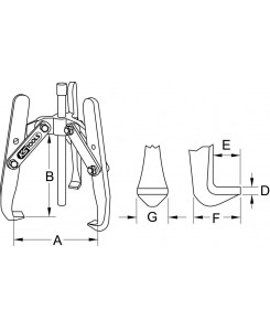 Extracteur hydraulique...