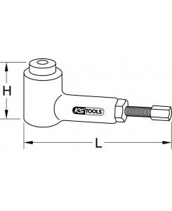 Vérin hydraulique court....