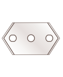 LAME A BOUT TRIANGULAIRE N°...