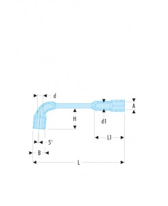 CLES A PIPE 6X6 PANS 7 MM