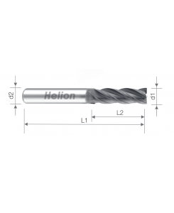 Solid carbide end mill Z4...