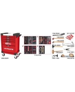 Servante ULTIMATE 5 tiroirs...