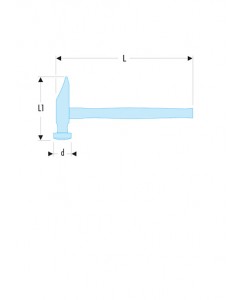 MARTEAU A GARNIR TETE RDE 32MM