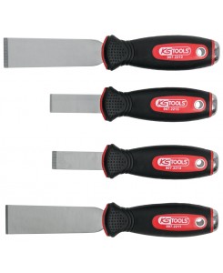 Jeu de 4 grattoirs à lame inox