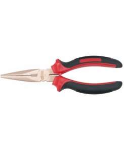 Pince à bec demi-rond...