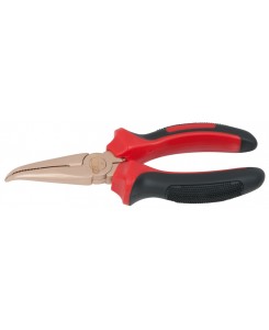 Pince à bec demi-rond...