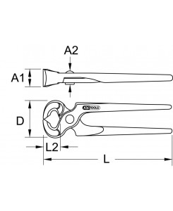 Tenaille BERYLLIUMplus 200mm