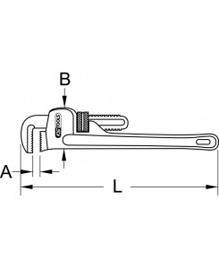 Pince serre-tubes Stillson...