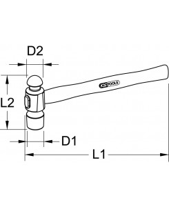 Marteau à panne sphérique...
