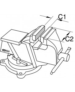 Etau à mors parallèles...
