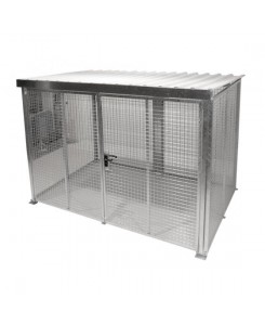 Abri grillagé pour le...