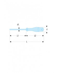 SLS TOURNEVIS FENTE 10X200