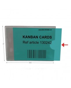 Lot de 10 CARTES KANBAN...