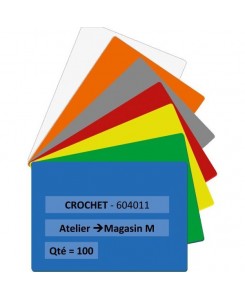 Lot de 10 CARTES KANBAN...