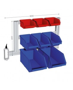 Support bacs latéral à 3...