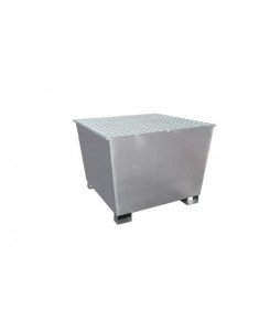 Bac conique en acier...