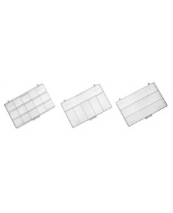 JEU DE 3 BOITES PLASTIQUES