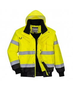 Hi-Vis Contrast Bomber Jacket