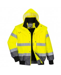 Hi-Vis Contrast Bomber Jacket
