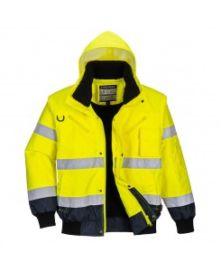 Hi-Vis Contrast Bomber Jacket