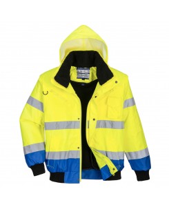 Hi-Vis Contrast Bomber Jacket