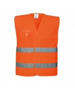 Hi-Vis Half Mesh Vest