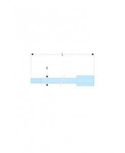 EMBOUT 5/16 6PANS 5 L 70MM
