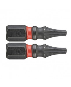 2 EMBOUTS 25 MM TORX T10...