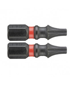 2 EMBOUTS 25 MM TORX T15...