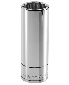 DOUILLE 3/8'LONGUE 12PANS 22MM