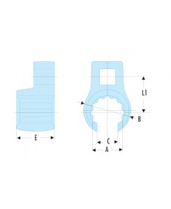 ADAPTATEUR DE COUPLE 3/8...