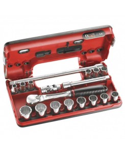 Coffret de douilles 3/8 12...