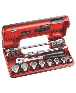 COFFRET DOUILLES 3/8' 6P-18PCS