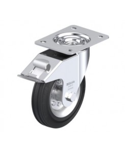 Roulette pivotante en tôle...