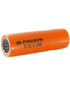 DOUILLE 1/2 LONGUE ISOLEE 13MM