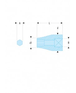 DOUILLE 1/2' PORTE-EMBOUT 1/2