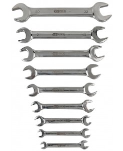 Jeu de 9 clés à fourches INOX