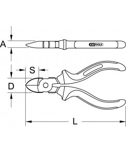 Pince coupante latérale...
