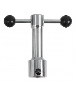 Clé à bonde chromée