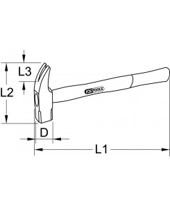 Marteau bourgeois tête DIM...