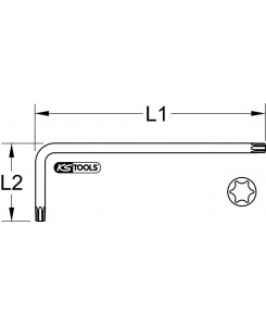 Clé mâle TORX® à tête...