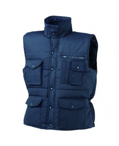 GILET MOKA MULTIPOCHES BLEU...