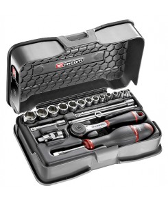 COFFRET DOUIL 1/4' 6P MM...