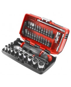 COFFRET DOUILLES 1/4' 6 PANS