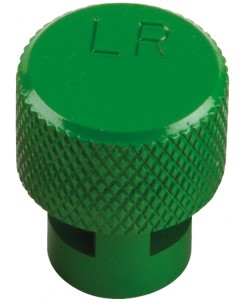 Capuchon vert de dégonflage...