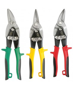 Jeu de 3 cisailles à tôles