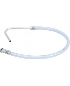 Tuyau en PVC avec embout coudé