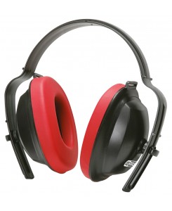 Casque anti-bruit rouge, 19 db